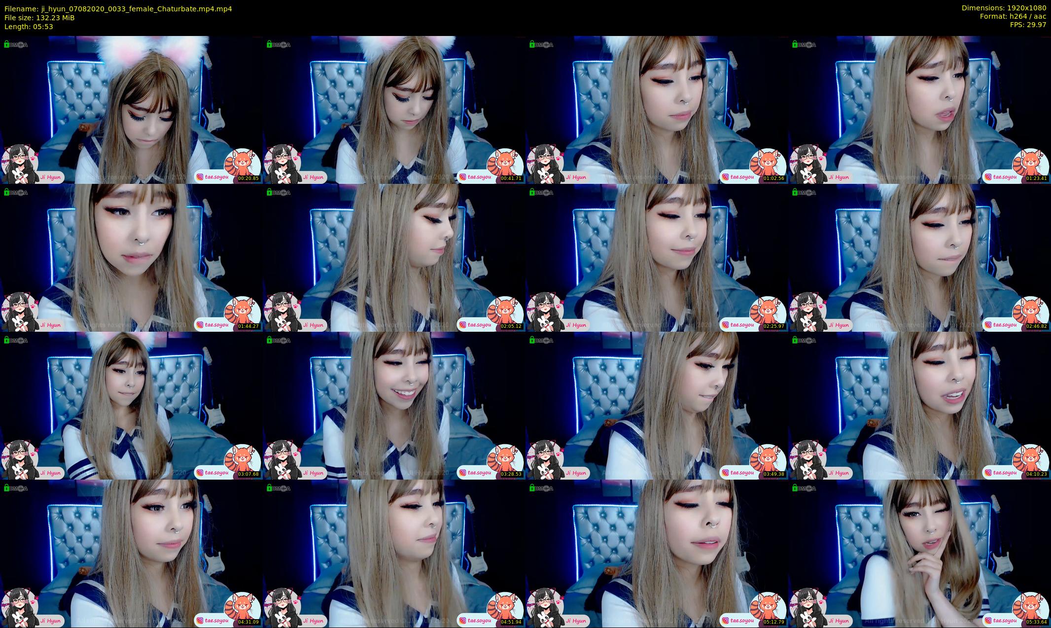 ji_hyun — 6 minute Chaturbate female cam show recording, 1080p, Aug 7, 2020