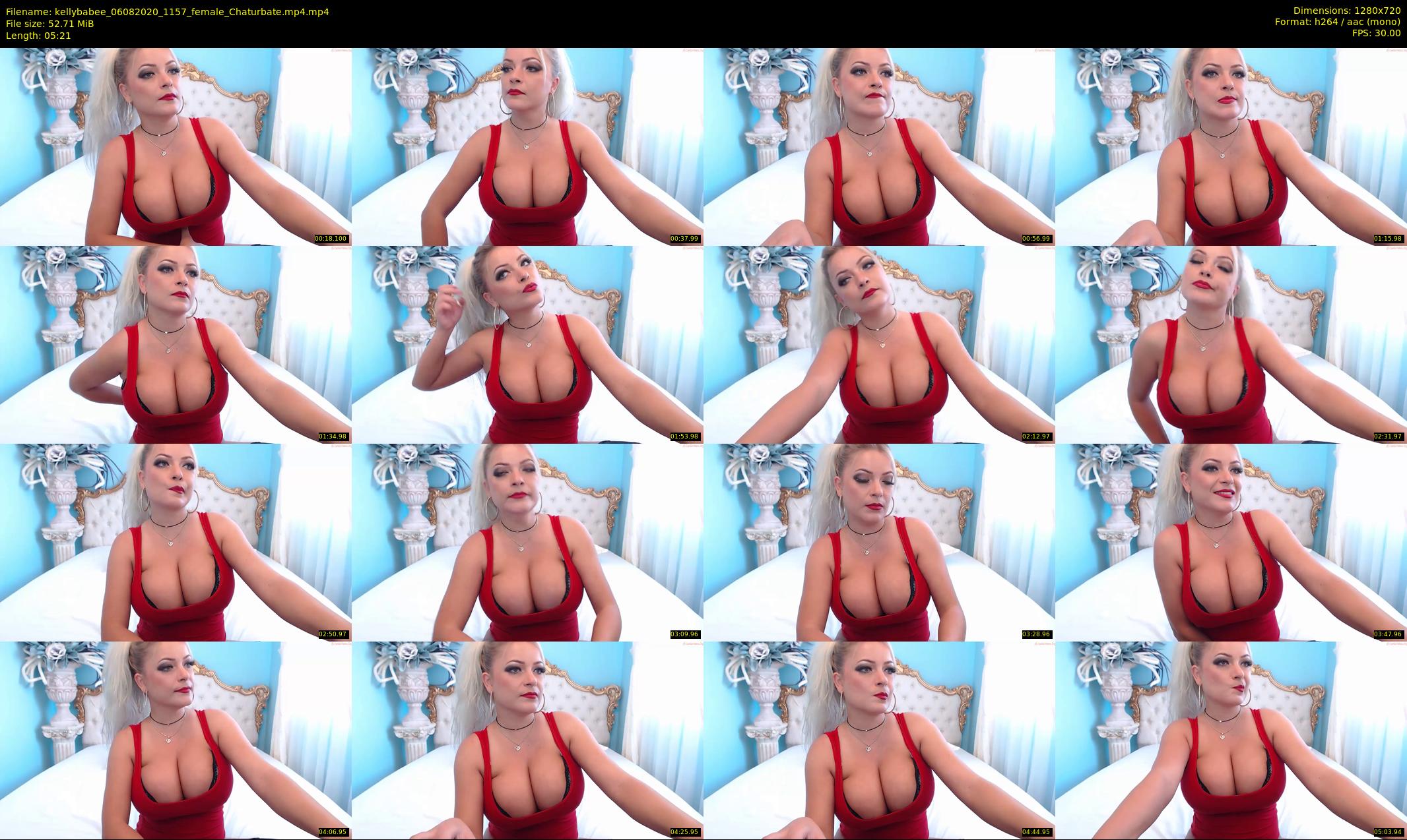 kellybabee — 6 minute Chaturbate female cam show recording, 720p, Aug 6, 2020