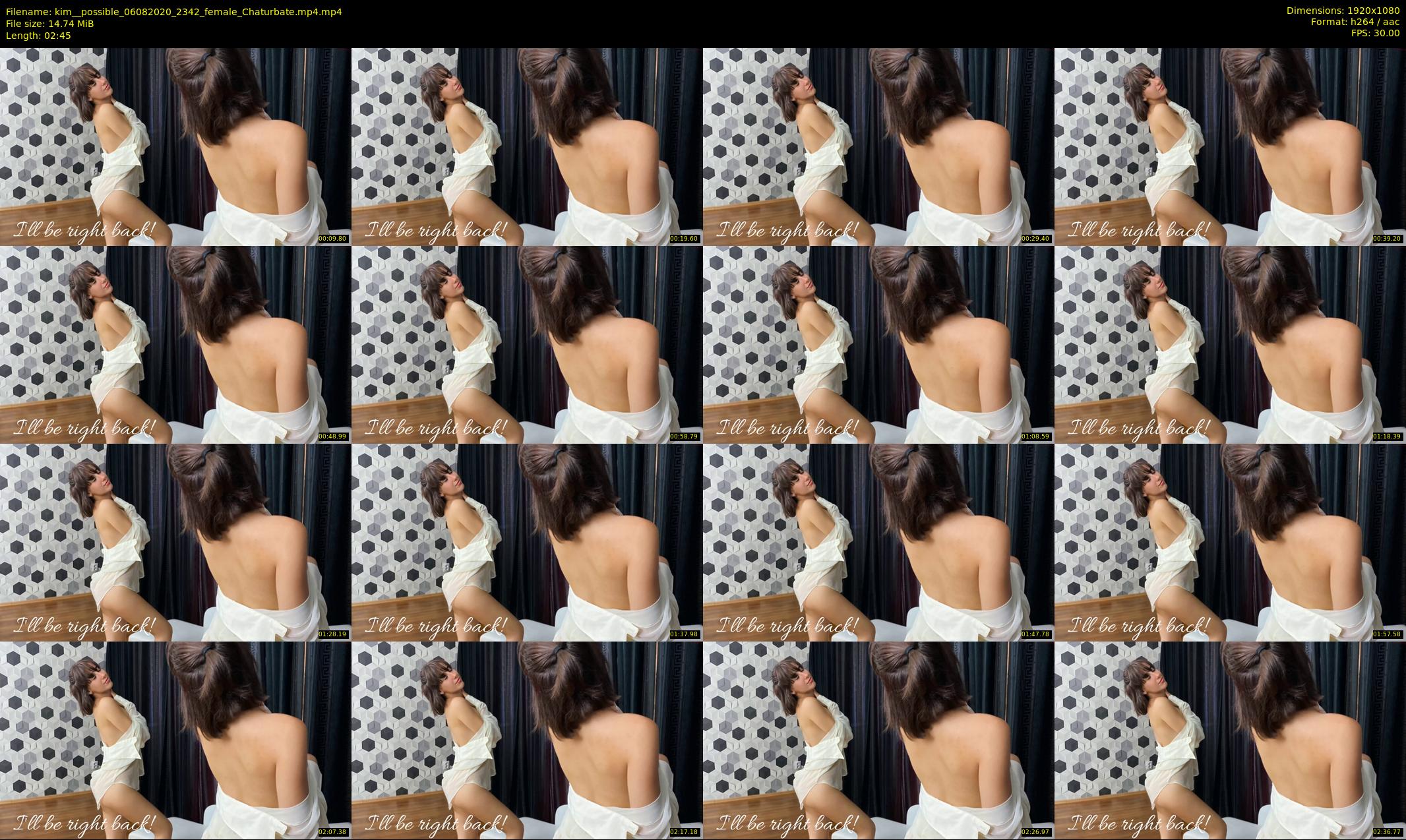 kim__possible — 3 minute Chaturbate female cam show recording, 1080p, Aug 6, 2020