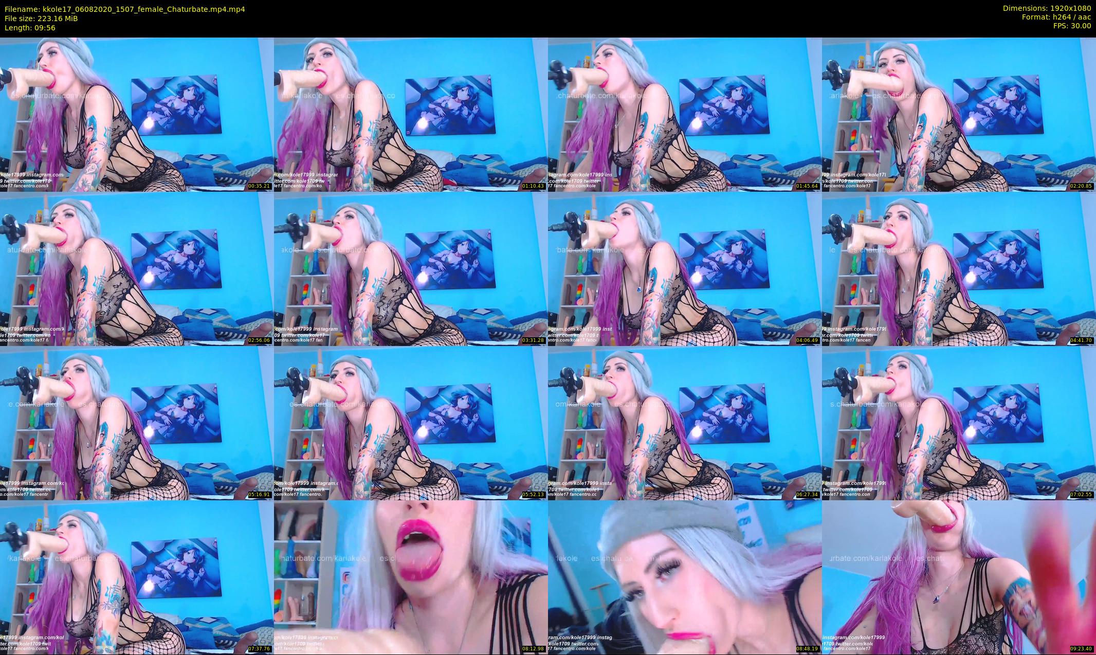 kkole17 — 10 minute Chaturbate female cam show recording, 1080p, Aug 6, 2020