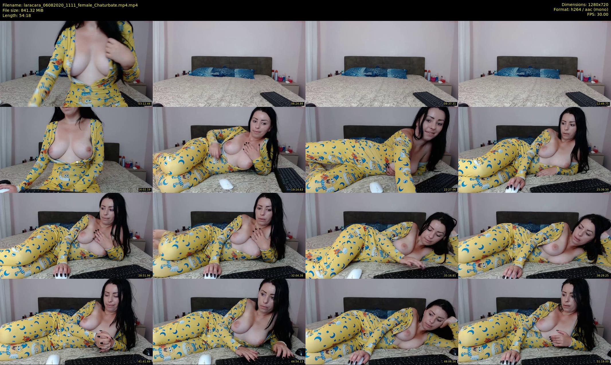laracara — 55 minute Chaturbate female cam show recording, 720p, Aug 6, 2020