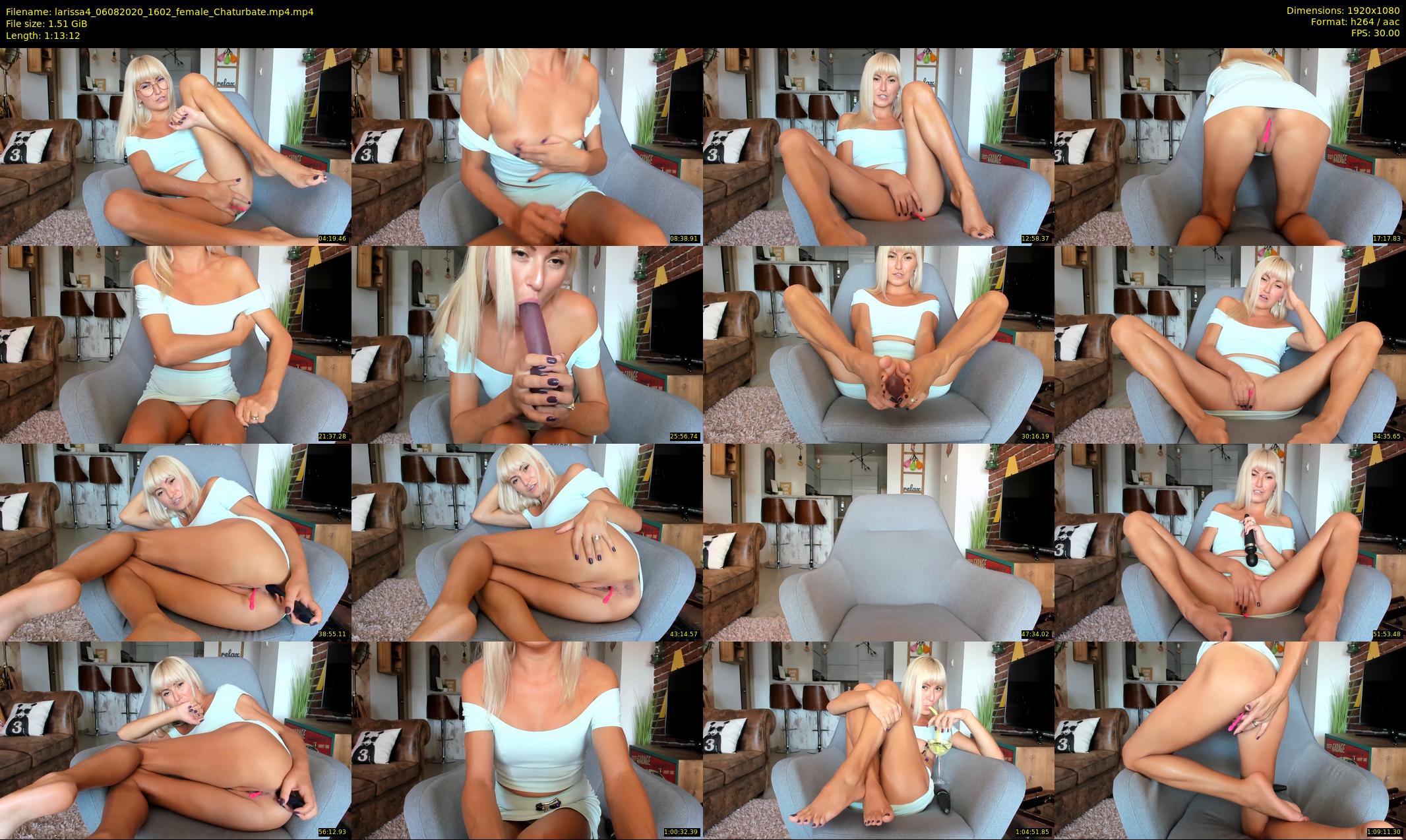 larissa4 — 74 minute Chaturbate female cam show recording, 1080p, Aug 6, 2020