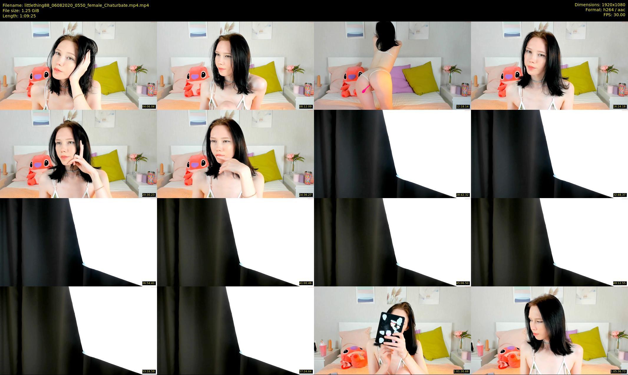 littlething88 — 70 minute Chaturbate female cam show recording, 1080p, Aug 6, 2020