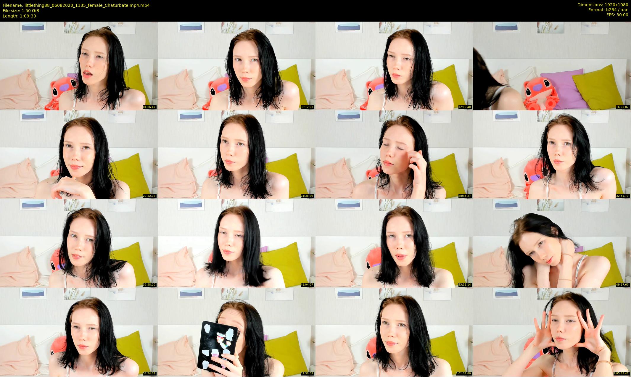 littlething88 — 70 minute Chaturbate female cam show recording, 1080p, Aug 6, 2020