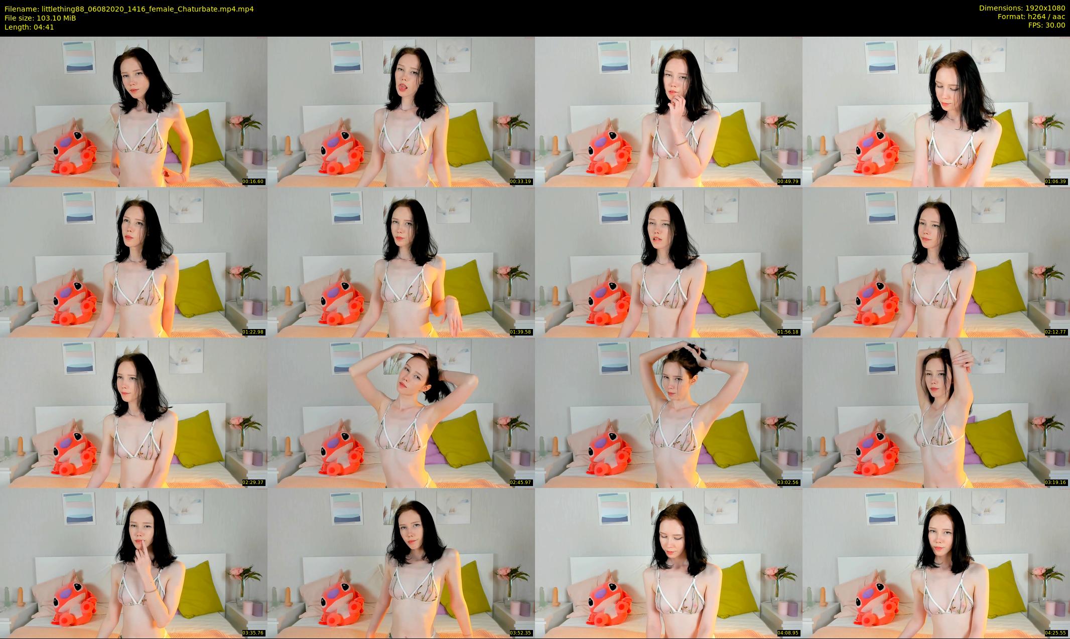 littlething88 — 5 minute Chaturbate female cam show recording, 1080p, Aug 6, 2020