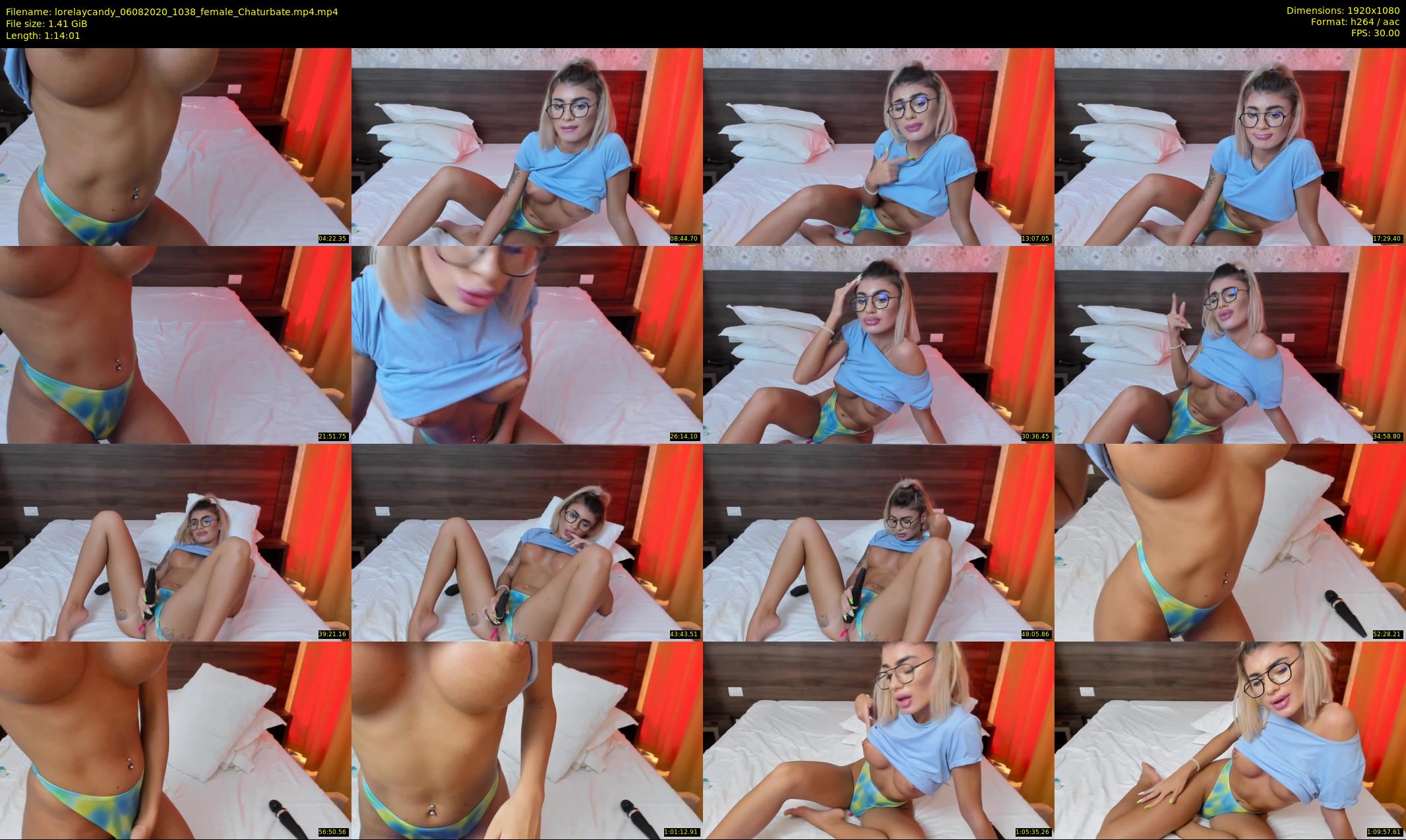 lorelaycandy — 75 minute Chaturbate female cam show recording, 1080p, Aug 6, 2020