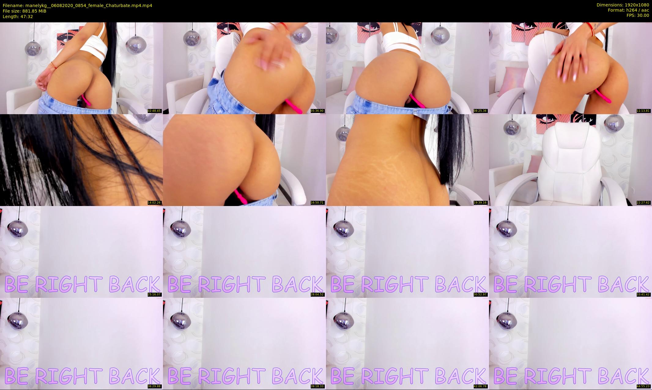 manelykg_ — 48 minute Chaturbate female cam show recording, 1080p, Aug 6, 2020