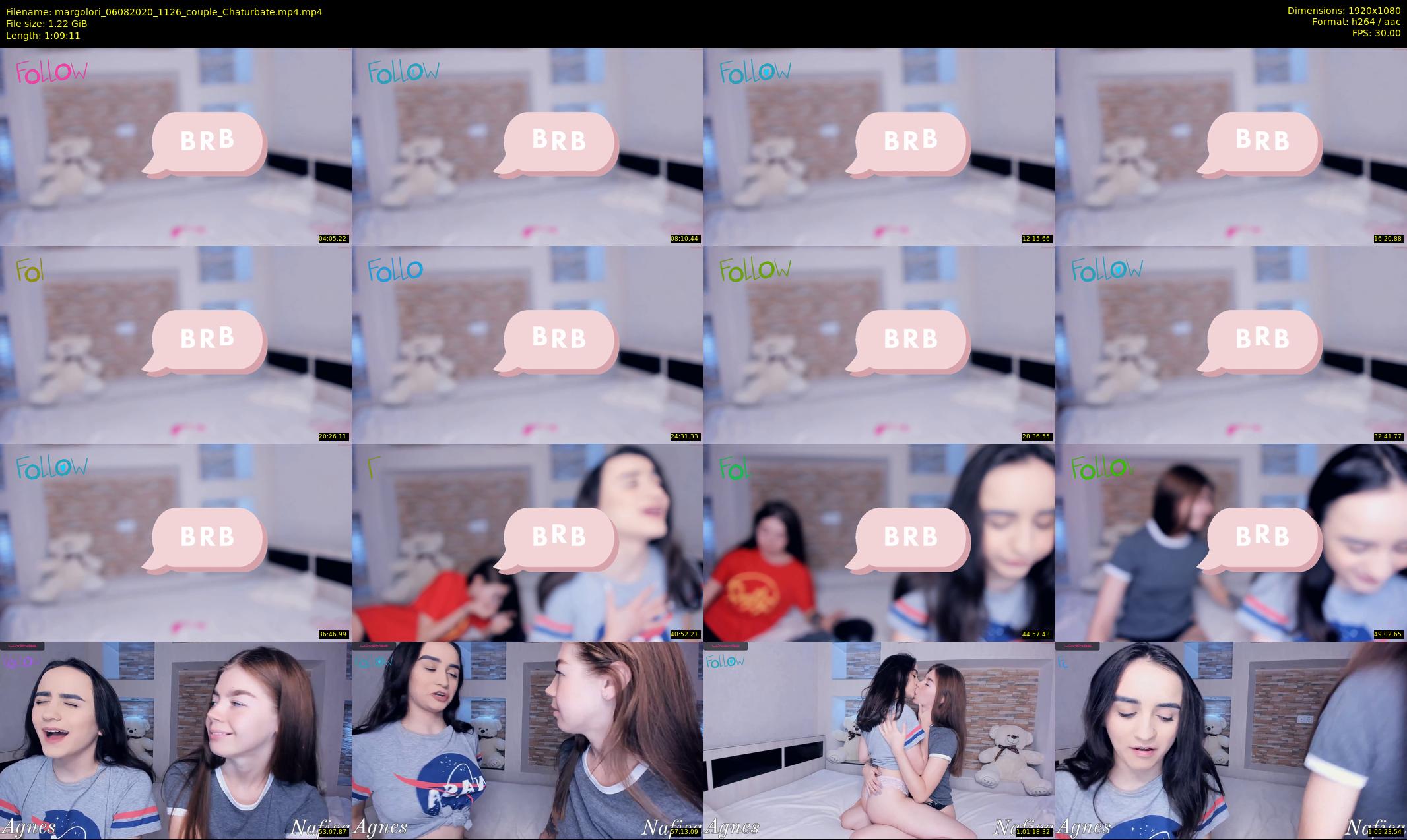 margolori — 70 minute Chaturbate couple cam show recording, 1080p, Aug 6, 2020