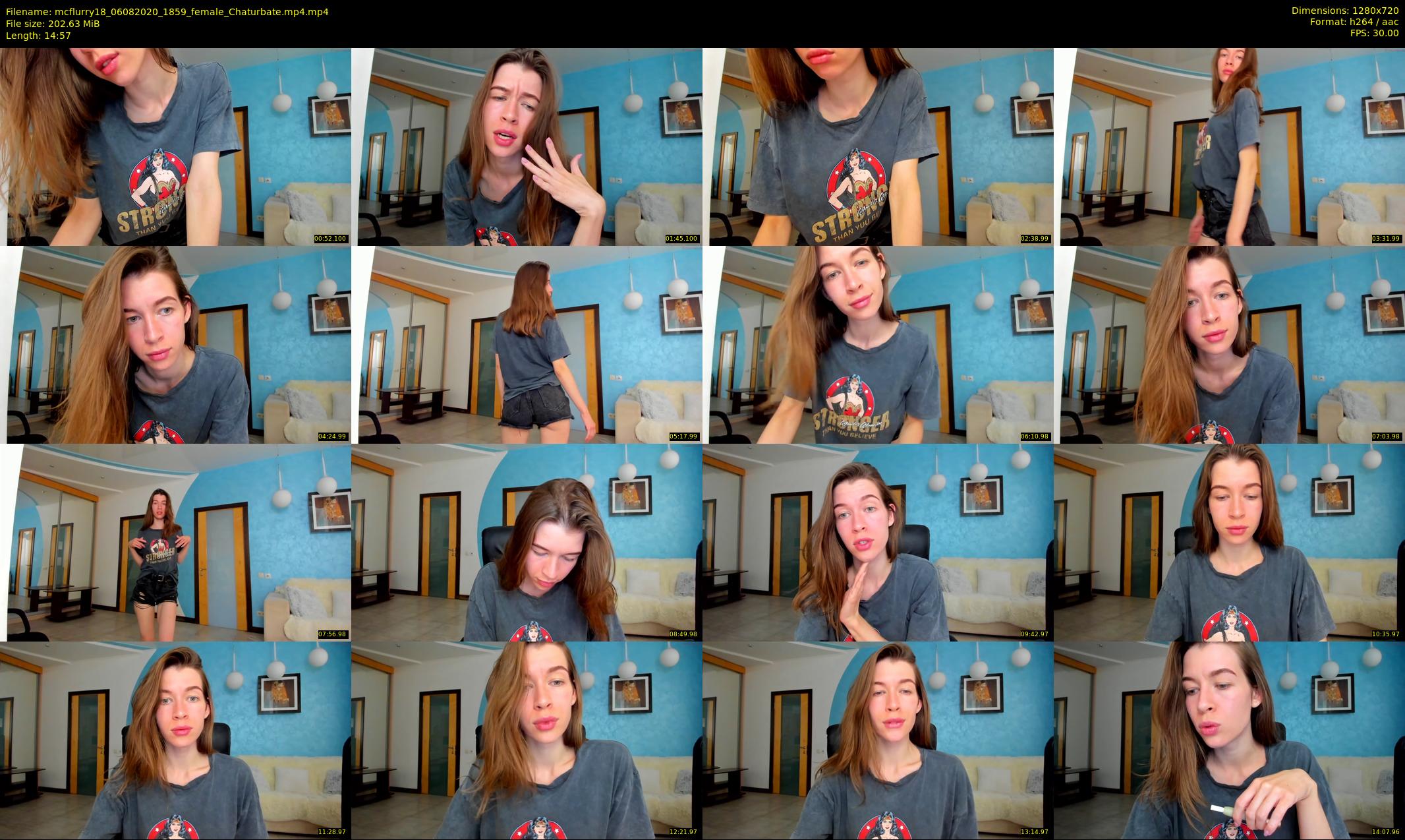 mcflurry18 — 15 minute Chaturbate female cam show recording, 720p, Aug 6, 2020