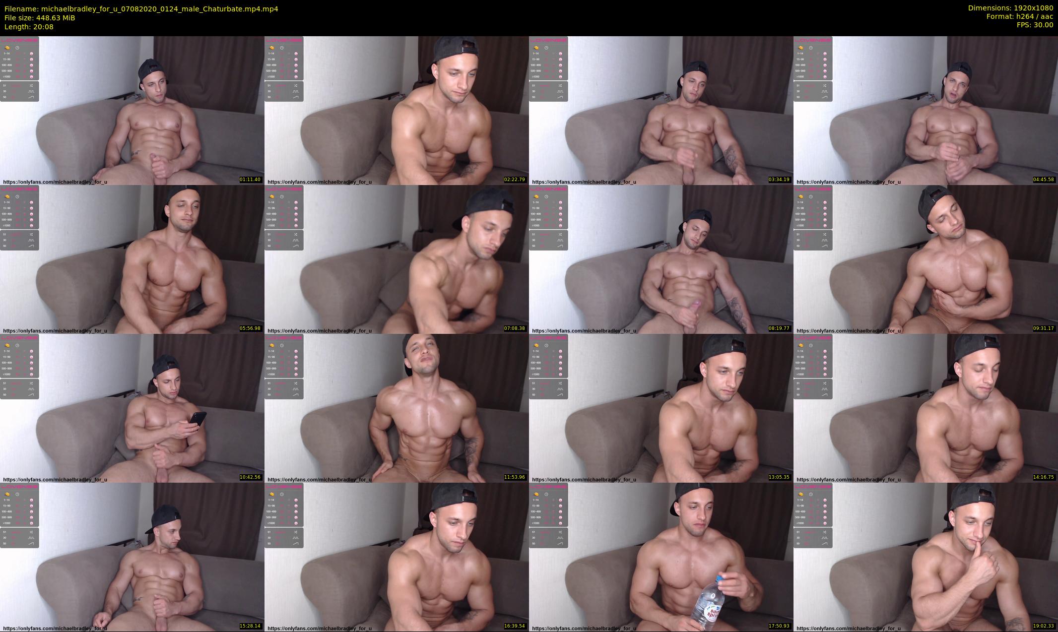 michaelbradley_for_u — 21 minute Chaturbate male cam show recording, 1080p, Aug 7, 2020