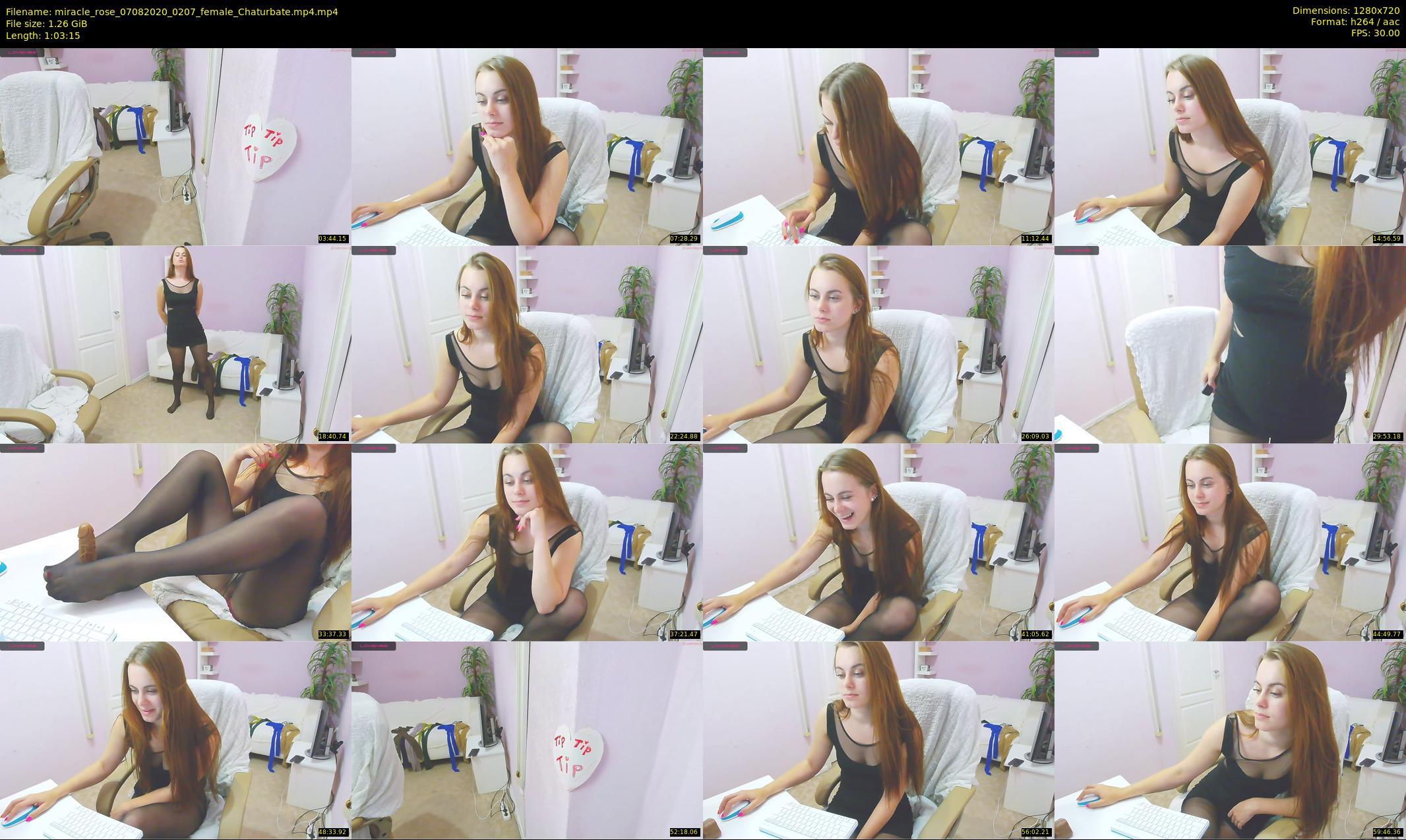 miracle_rose — 64 minute Chaturbate female cam show recording, 720p, Aug 7, 2020
