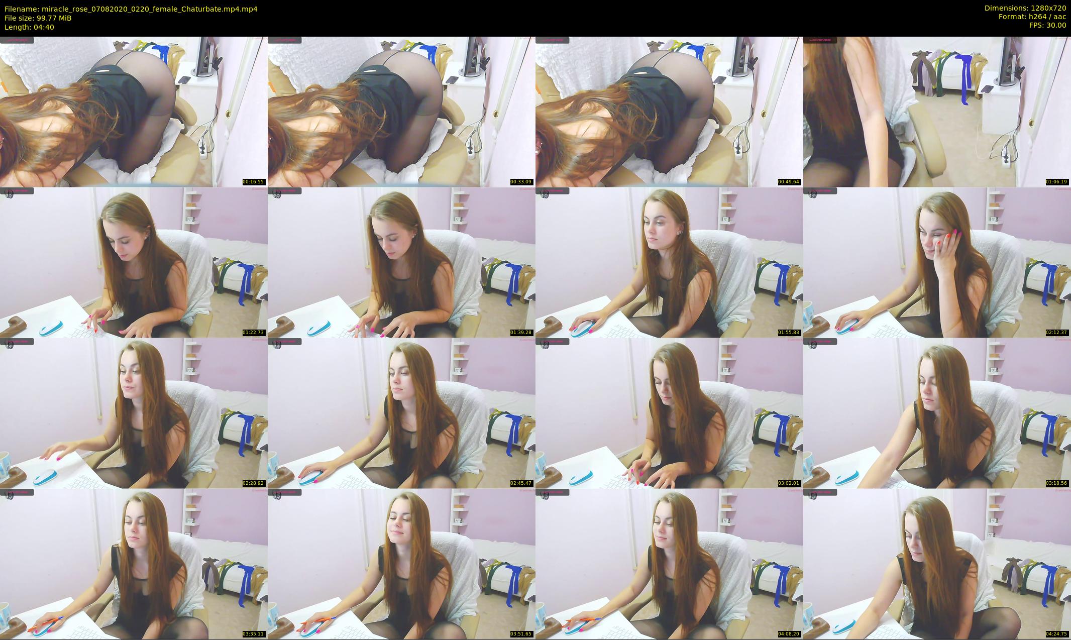 miracle_rose — 5 minute Chaturbate female cam show recording, 720p, Aug 7, 2020