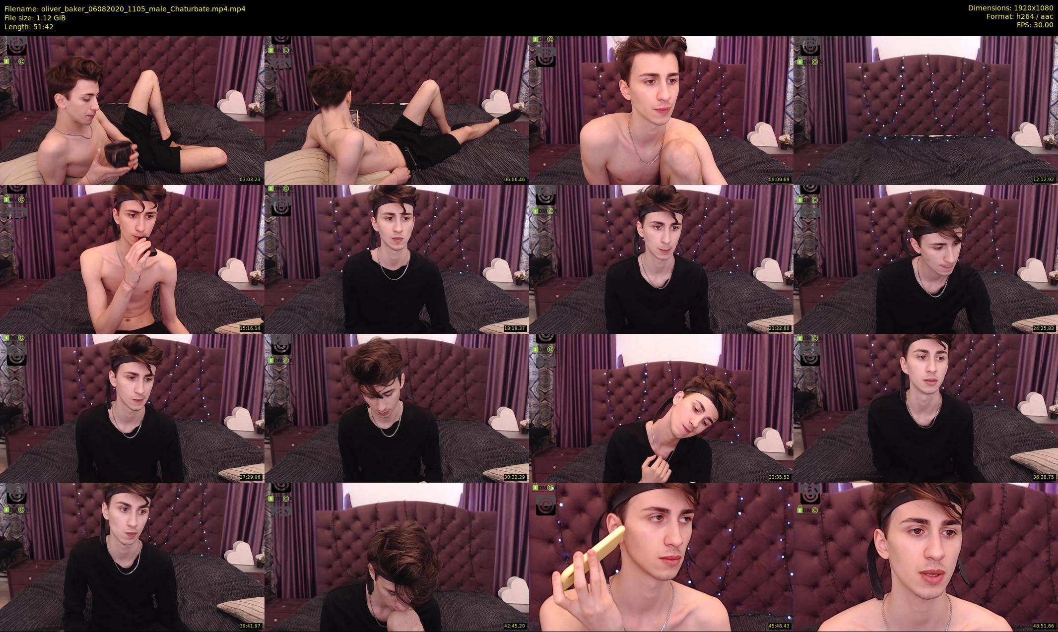 oliver_baker — 52 minute Chaturbate male cam show recording, 1080p, Aug 6, 2020