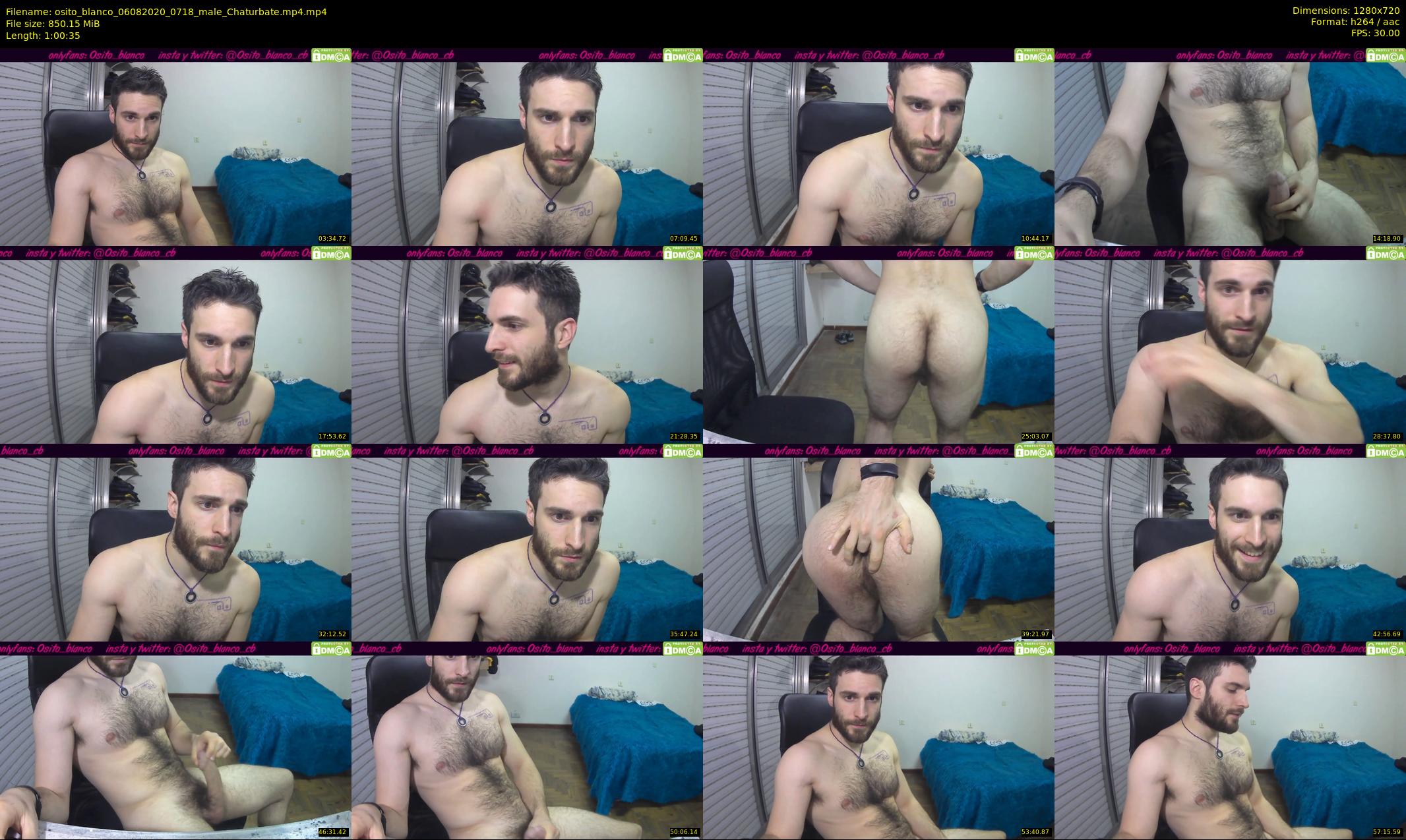 osito_blanco — 61 minute Chaturbate male cam show recording, 720p, Aug 6, 2020