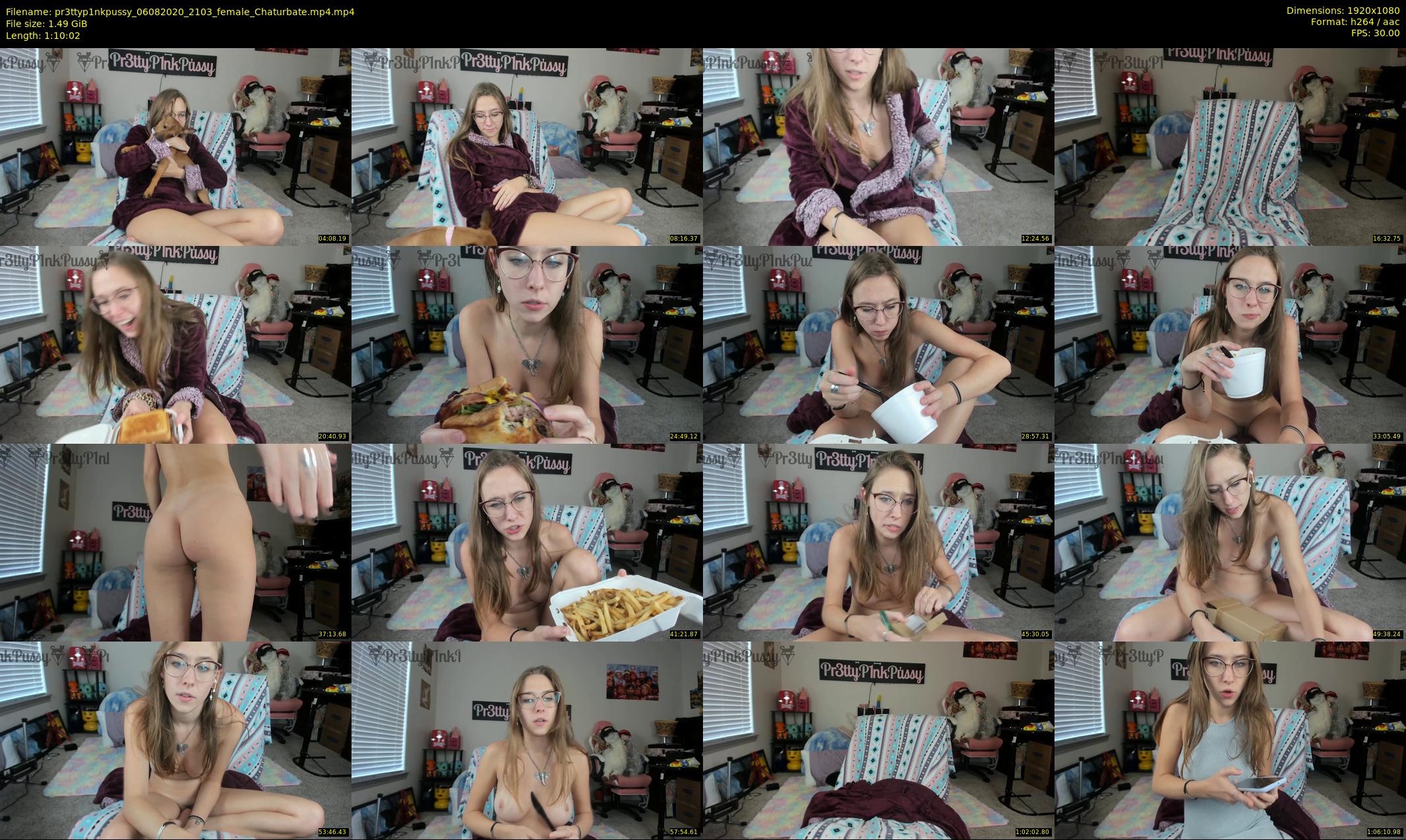 pr3ttyp1nkpussy — 71 minute Chaturbate couple cam show recording, 1080p, Aug 6, 2020