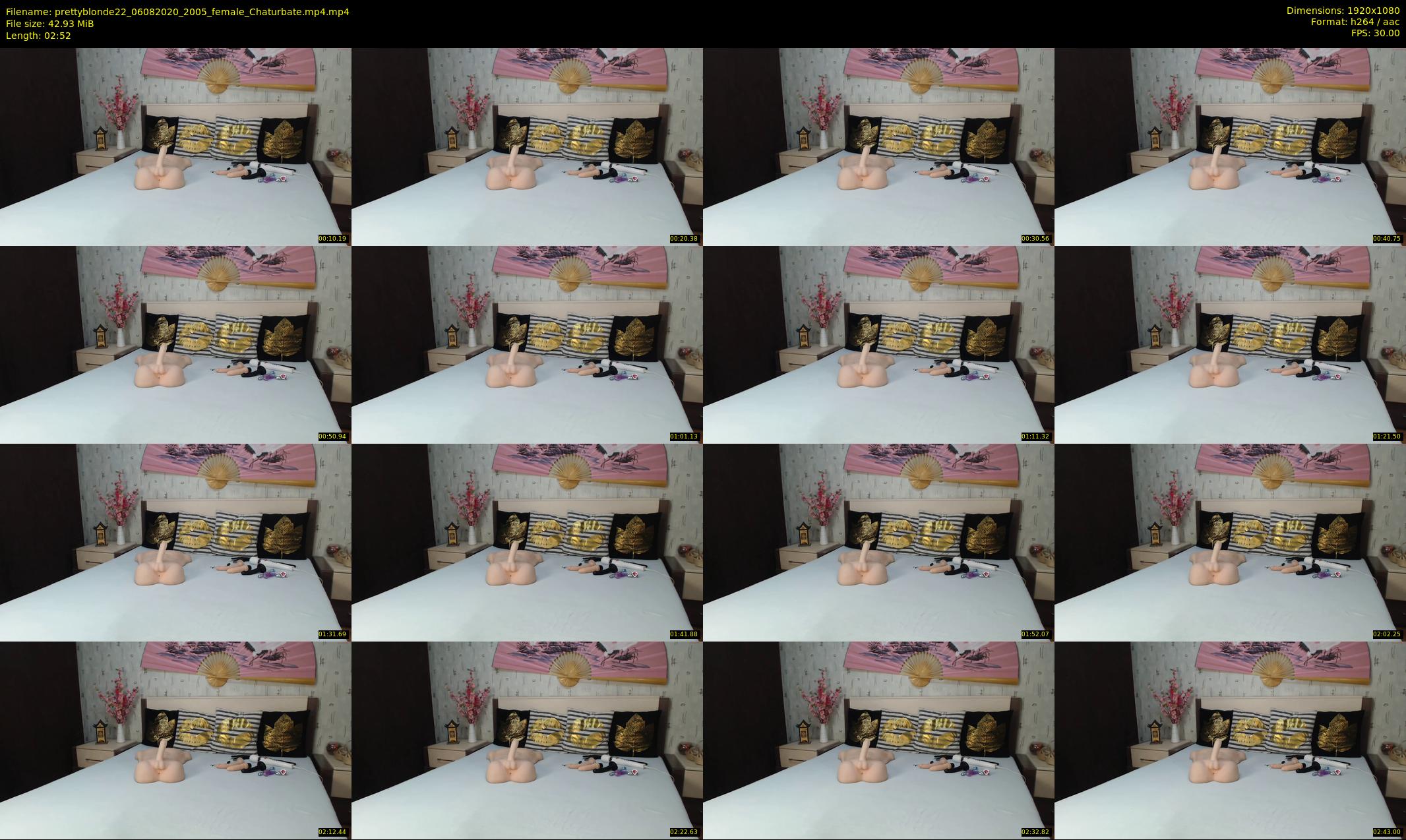 prettyblonde22 — 3 minute Chaturbate female cam show recording, 1080p, Aug 6, 2020