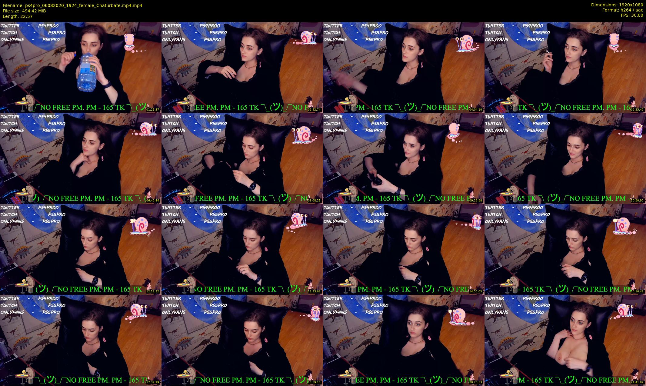 ps4pro — 23 minute Chaturbate female cam show recording, 1080p, Aug 6, 2020