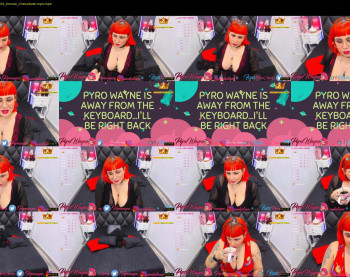 pyrowayne — 54 minute Chaturbate female cam show recording, 720p, Aug 7, 2020