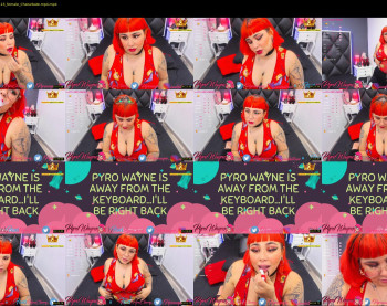 pyrowayne — 54 minute Chaturbate female cam show recording, 720p, Aug 7, 2020