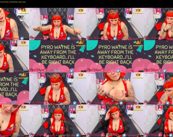 pyrowayne — 54 minute Chaturbate female cam show recording, 720p, Aug 7, 2020