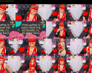 pyrowayne — 54 minute Chaturbate female cam show recording, 720p, Aug 7, 2020