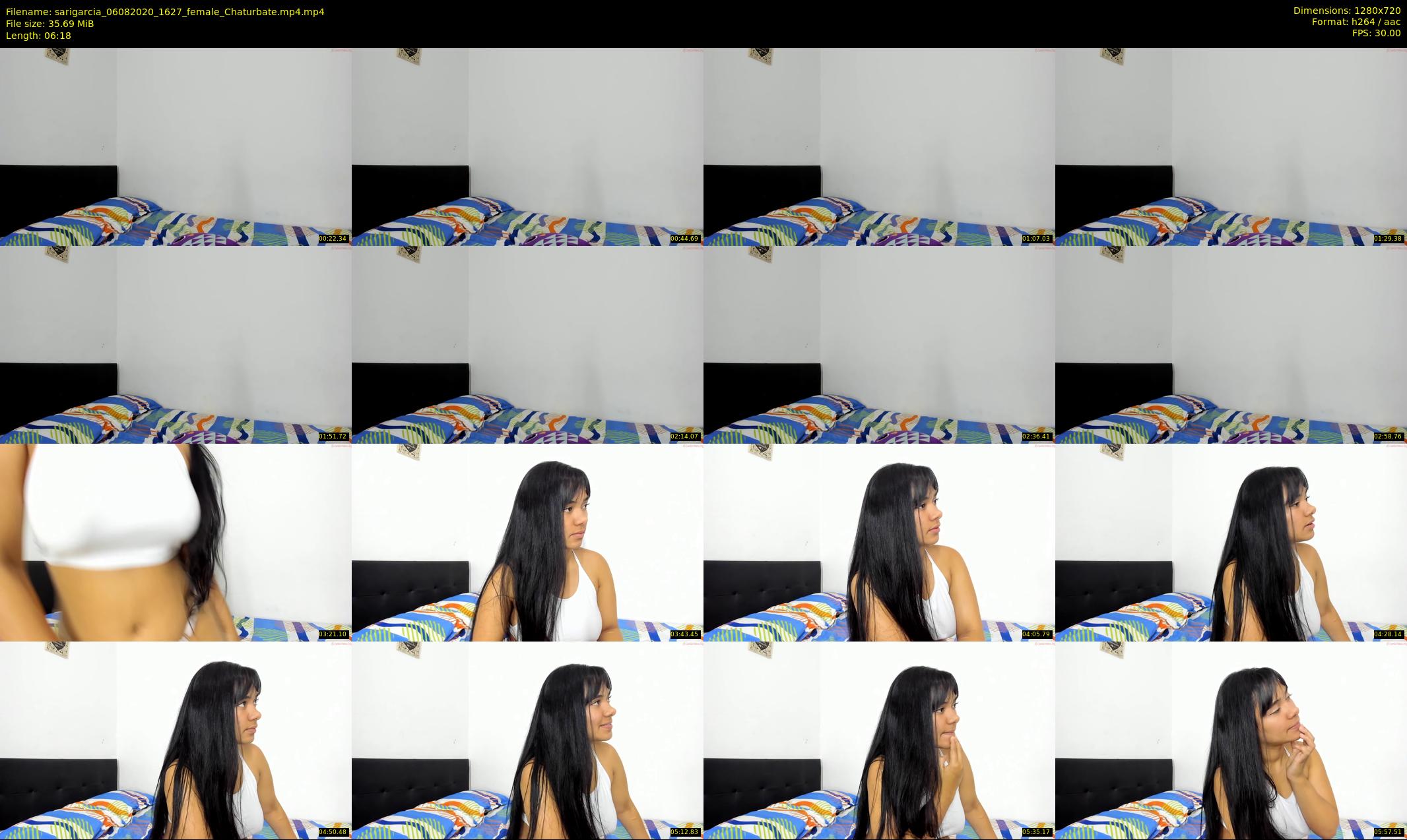 sarigarcia — 7 minute Chaturbate female cam show recording, 720p, Aug 6, 2020