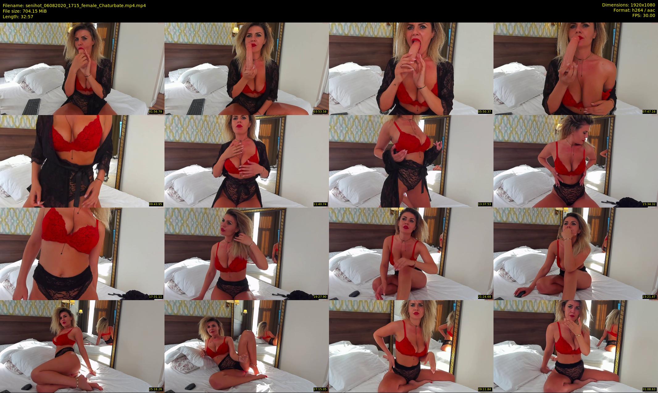 senihot — 33 minute Chaturbate female cam show recording, 1080p, Aug 6, 2020