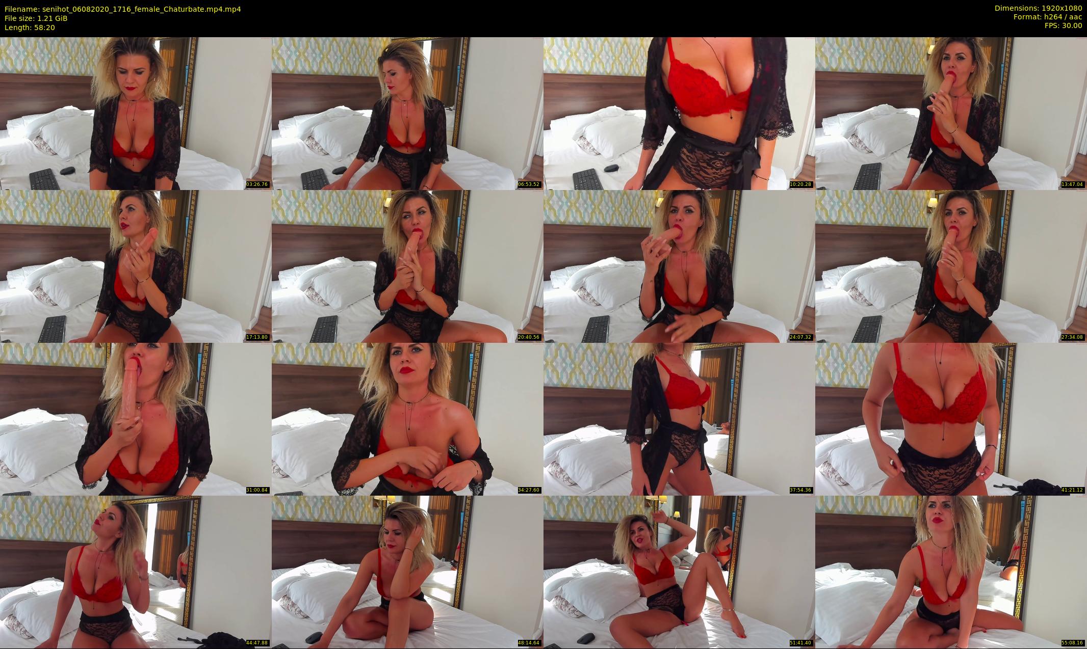 senihot — 59 minute Chaturbate female cam show recording, 1080p, Aug 6, 2020