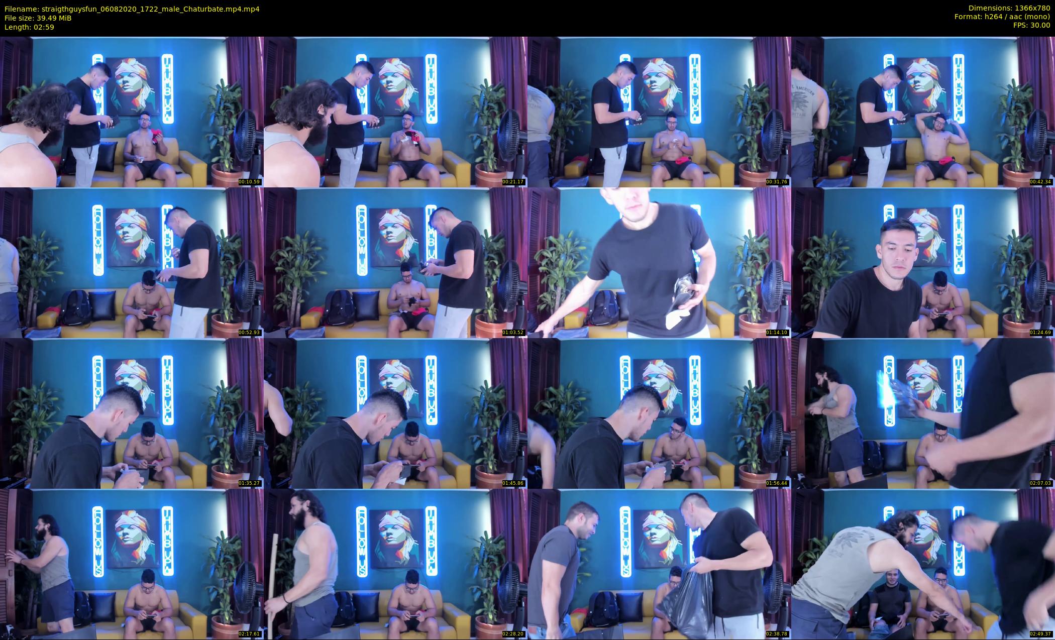 straigthguysfun — 3 minute Chaturbate male cam show recording, 720p, Aug 6, 2020