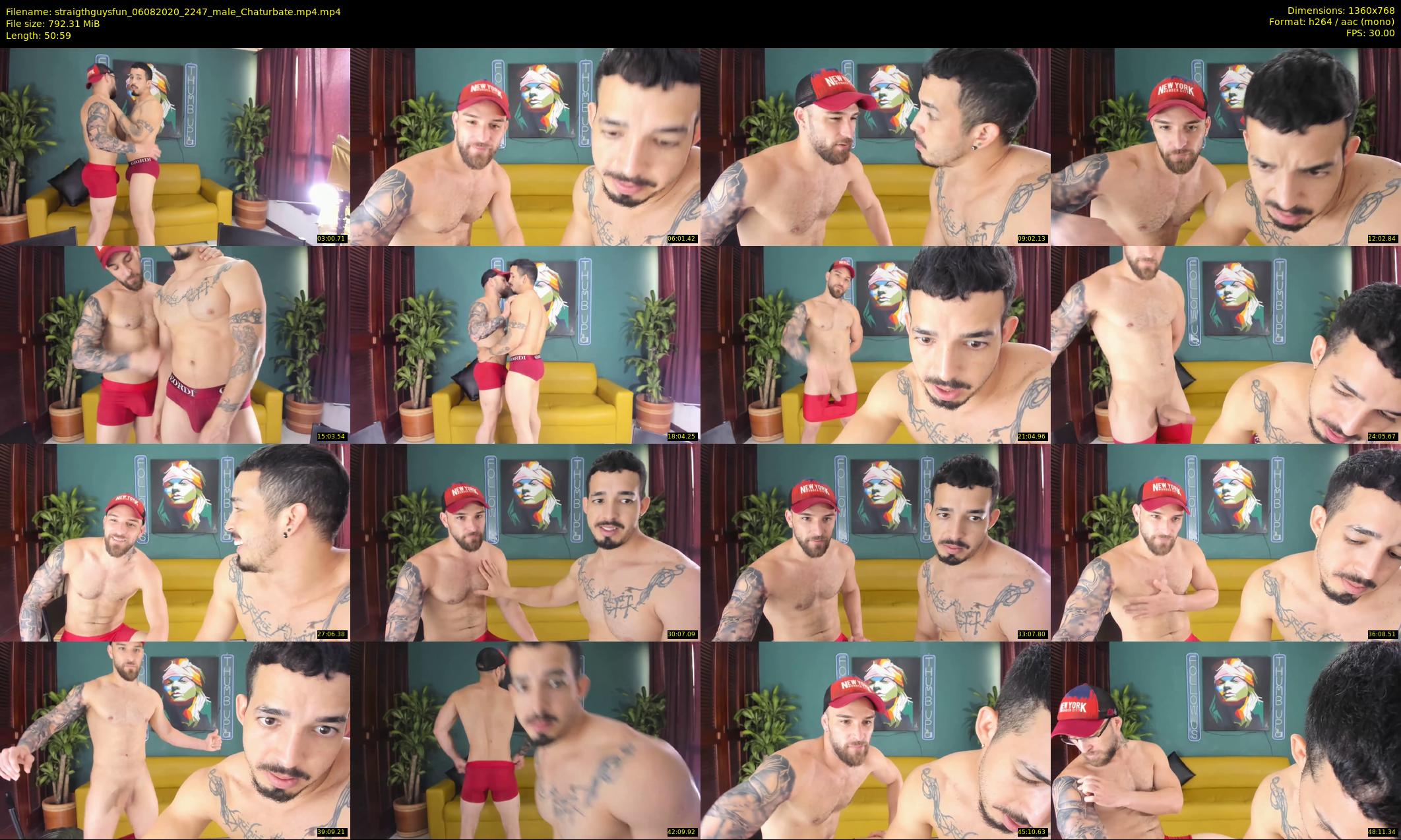 straigthguysfun — 51 minute Chaturbate male cam show recording, 720p, Aug 6, 2020