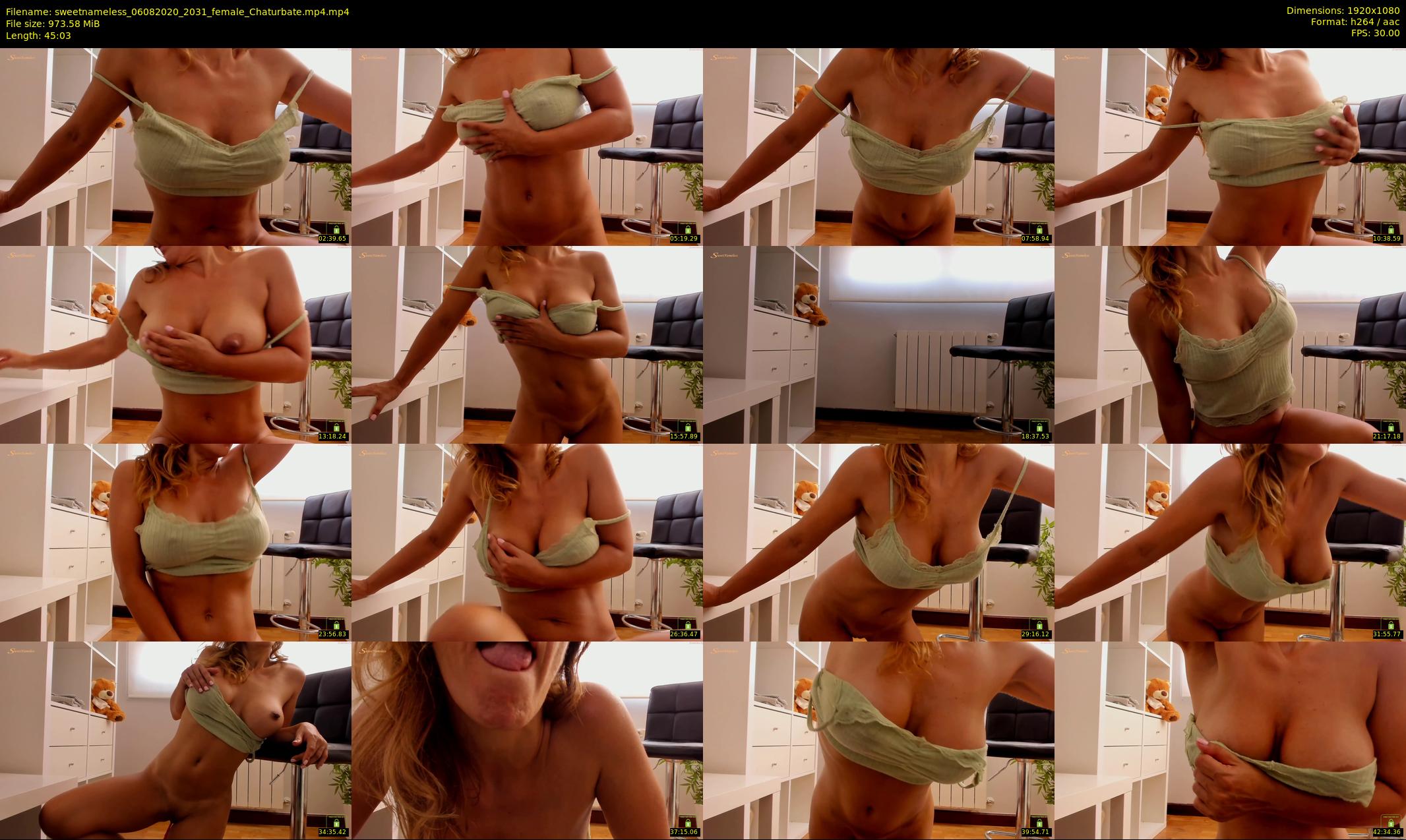 sweetnameless — 46 minute Chaturbate couple cam show recording, 1080p, Aug 6, 2020