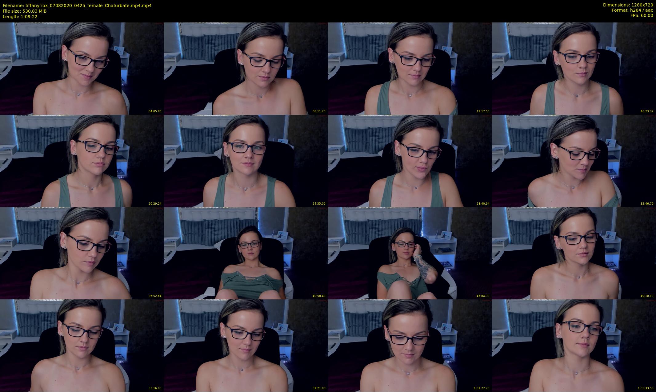 tiffanyriox — 70 minute Chaturbate female cam show recording, 720p, Aug 7, 2020