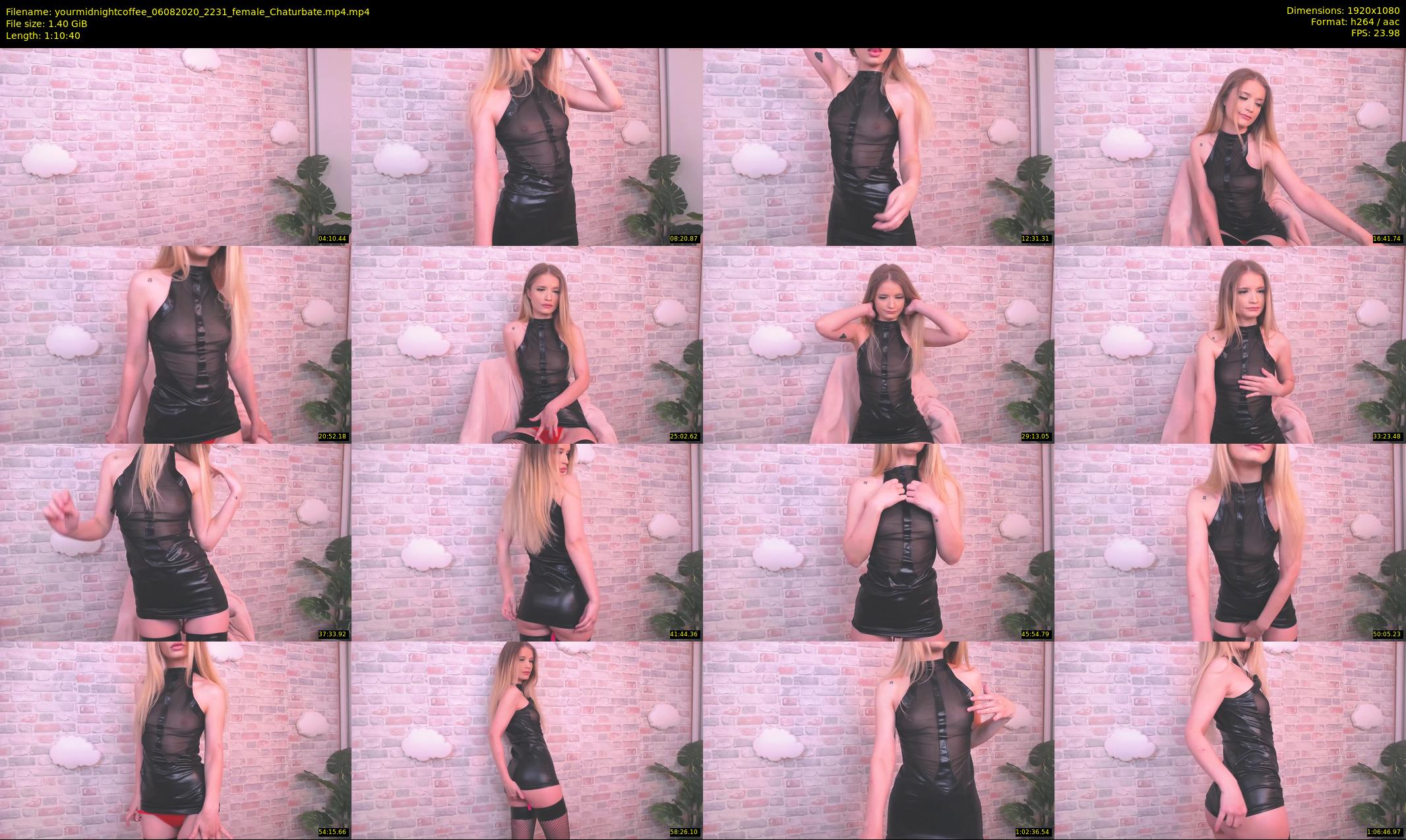 yourmidnightcoffee — 71 minute Chaturbate female cam show recording, 1080p, Aug 6, 2020