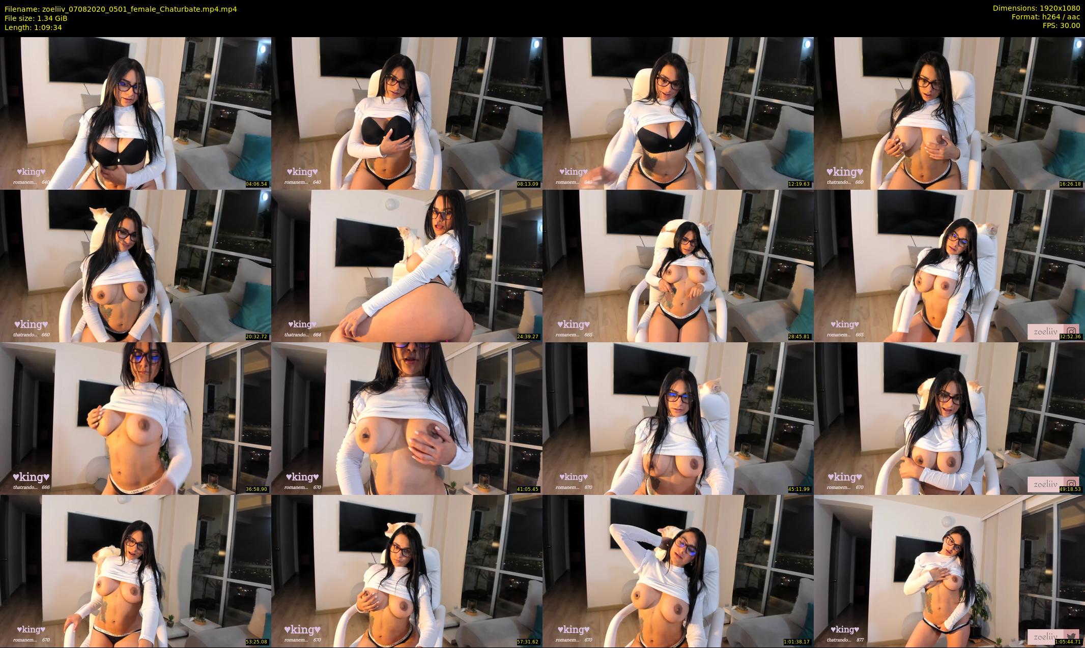zoeliiv — 70 minute Chaturbate female cam show recording, 1080p, Aug 7, 2020