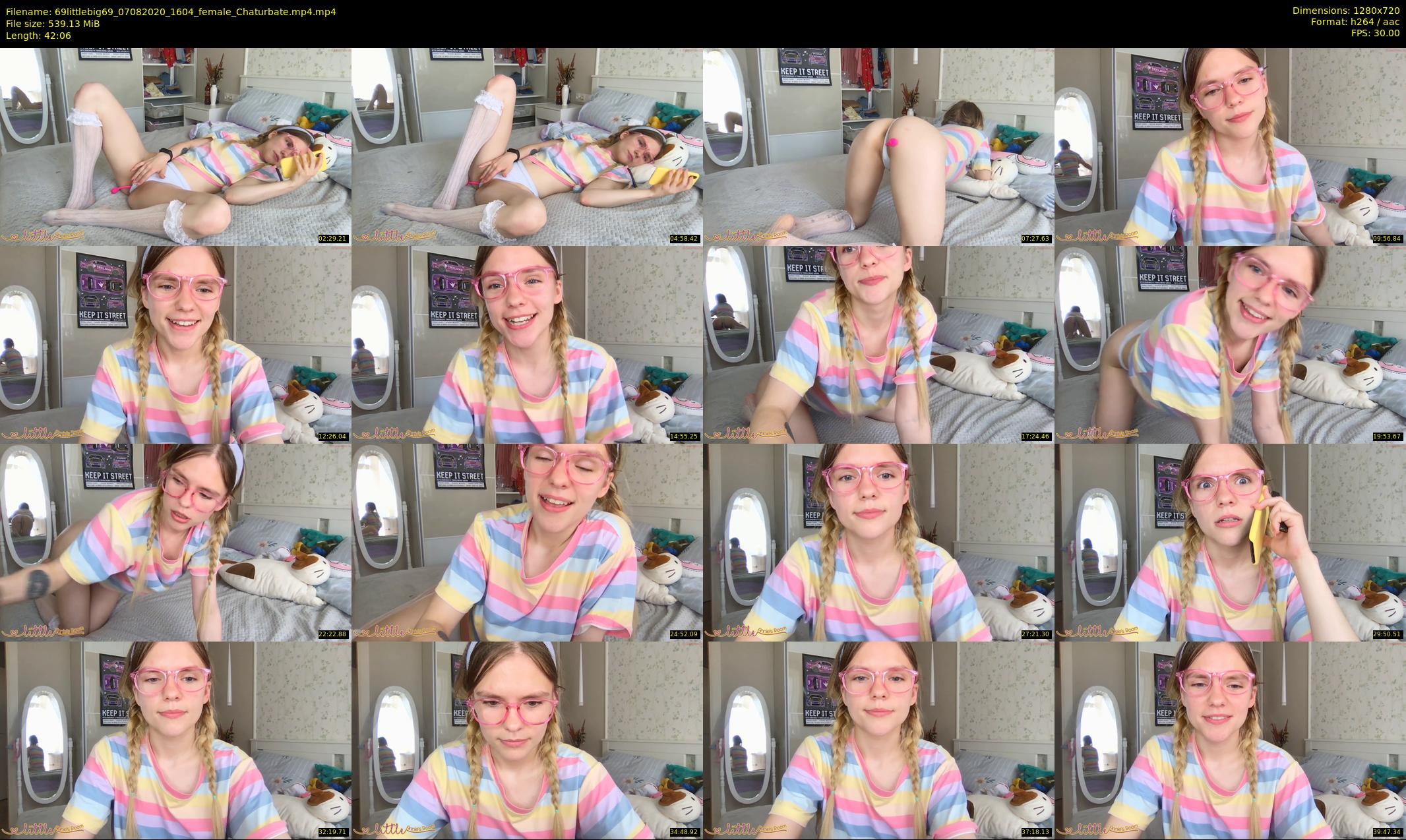 69littlebig69 — 43 minute Chaturbate couple cam show recording, 720p, Aug 7, 2020