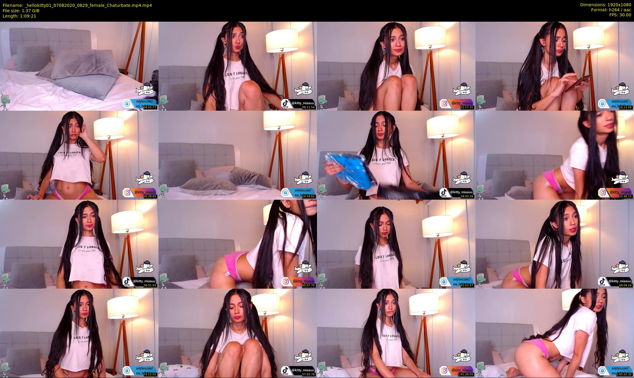 _hellokitty01 — 70 minute Chaturbate female cam show recording, 1080p, Aug 7, 2020