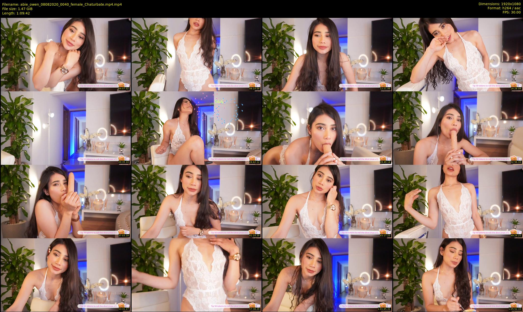 abie_owen — 70 minute Chaturbate female cam show recording, 1080p, Aug 8, 2020