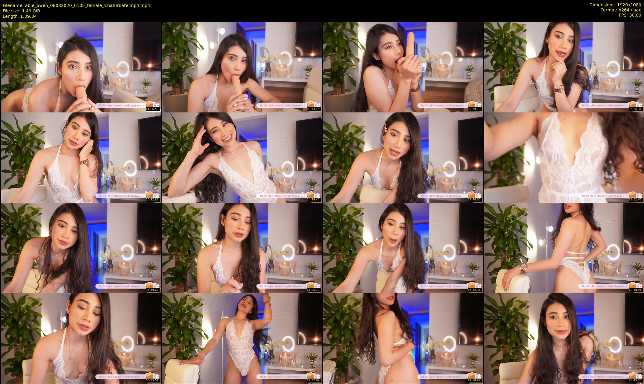 abie_owen — 70 minute Chaturbate female cam show recording, 1080p, Aug 8, 2020