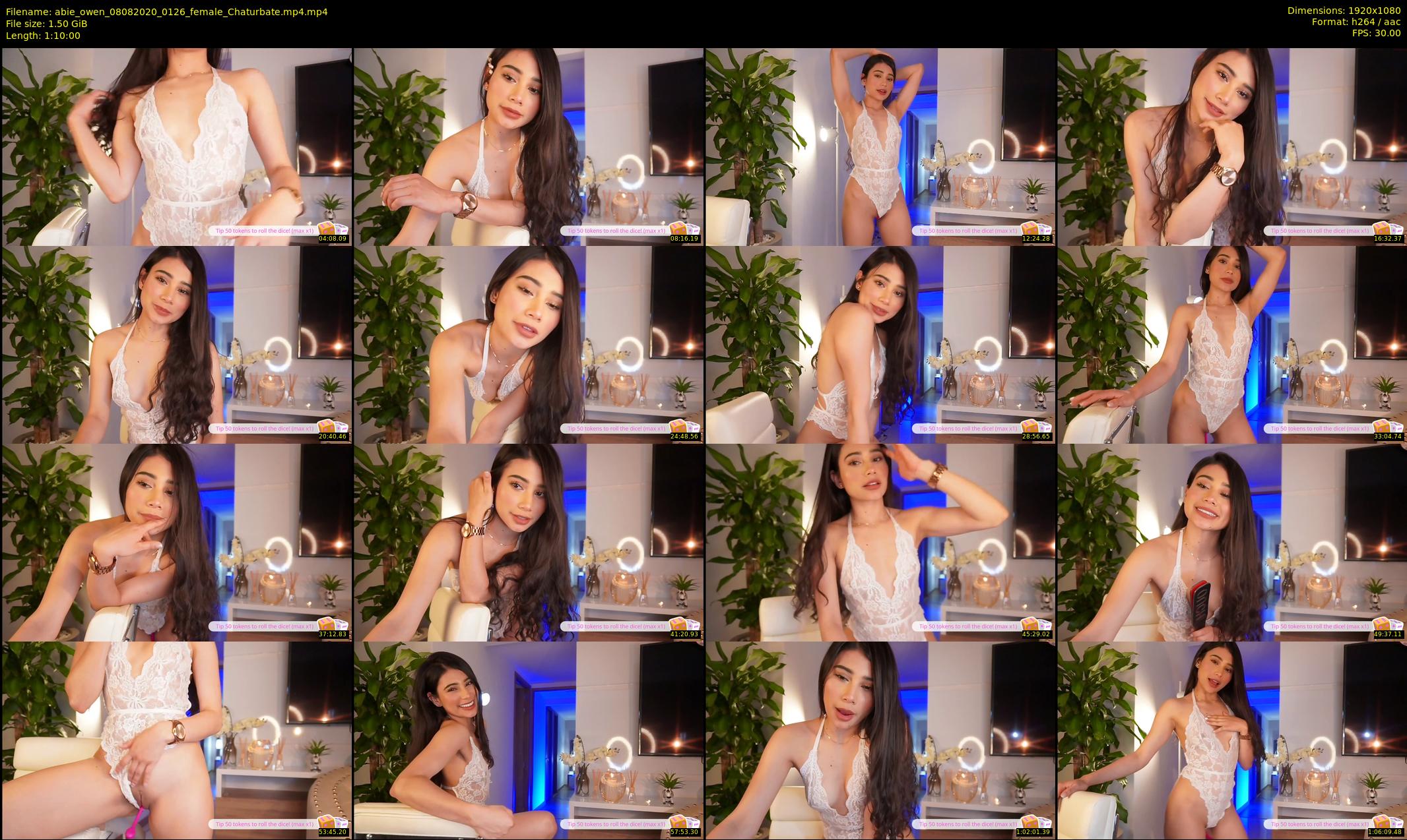 abie_owen — 70 minute Chaturbate female cam show recording, 1080p, Aug 8, 2020