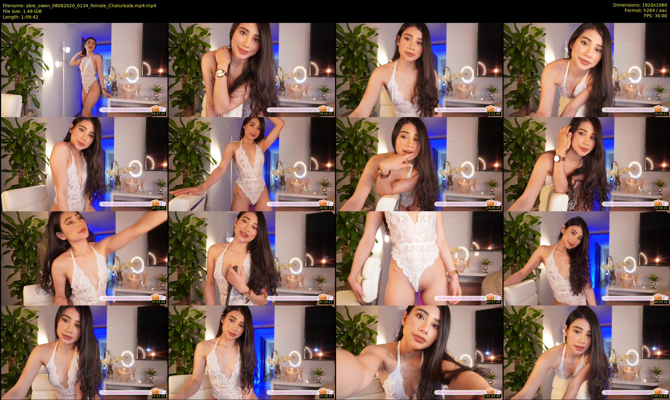 abie_owen — 70 minute Chaturbate female cam show recording, 1080p, Aug 8, 2020