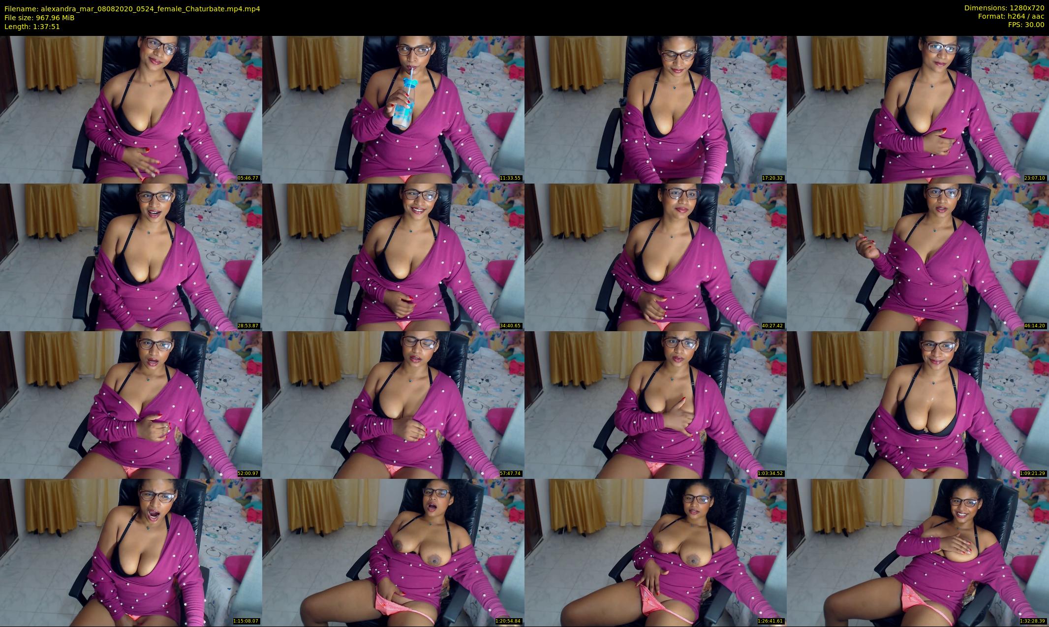 alexandra_mar — 98 minute Chaturbate female cam show recording, 720p, Aug 8, 2020
