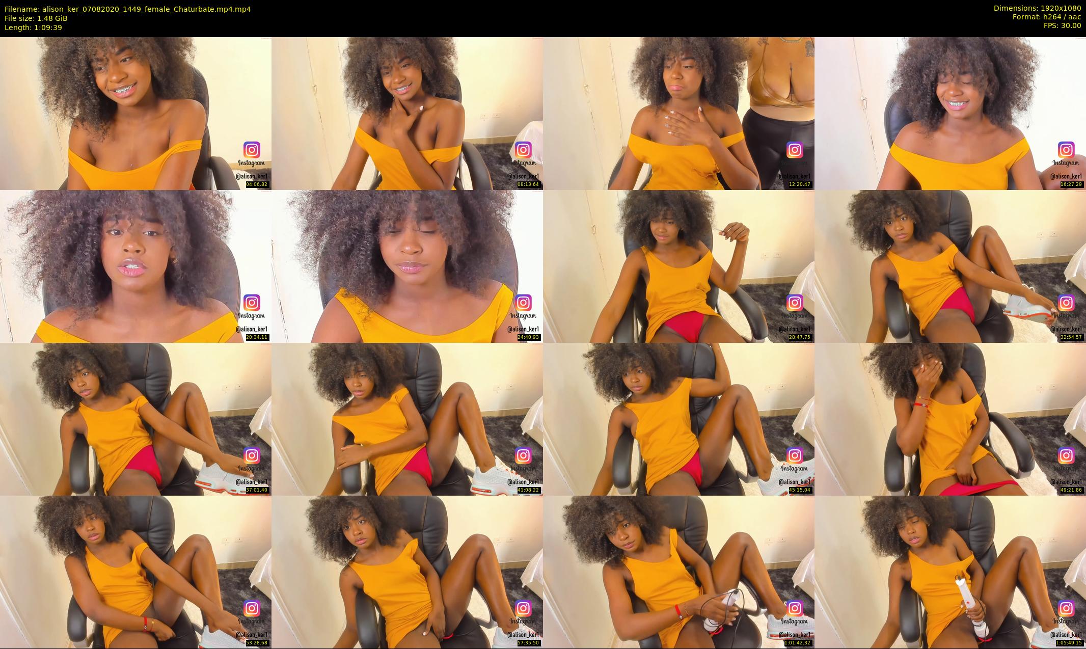alison_ker — 70 minute Chaturbate female cam show recording, 1080p, Aug 7, 2020