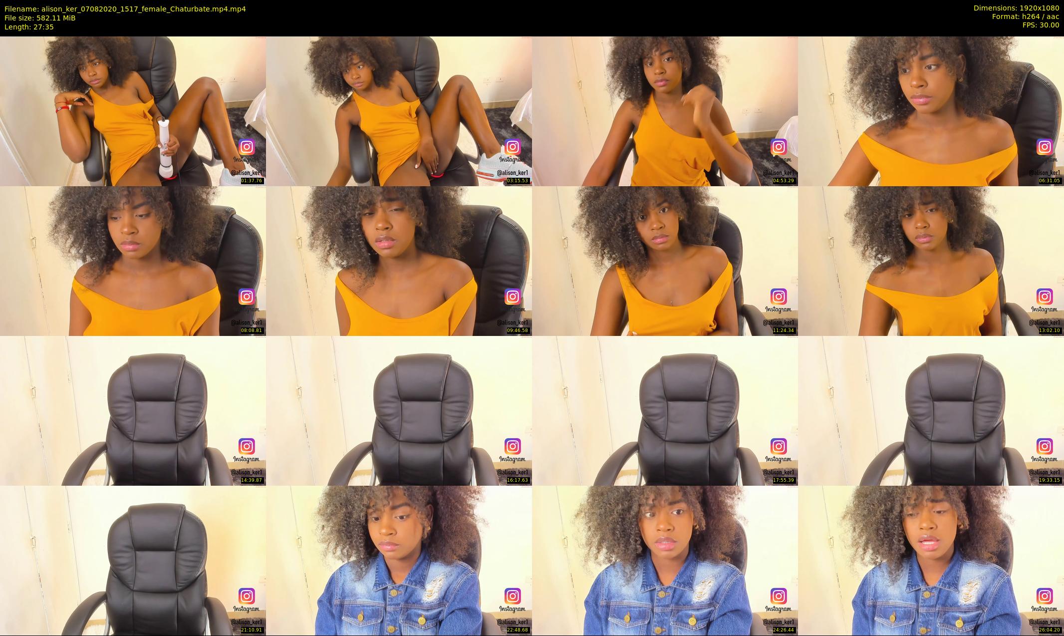 alison_ker — 28 minute Chaturbate female cam show recording, 1080p, Aug 7, 2020