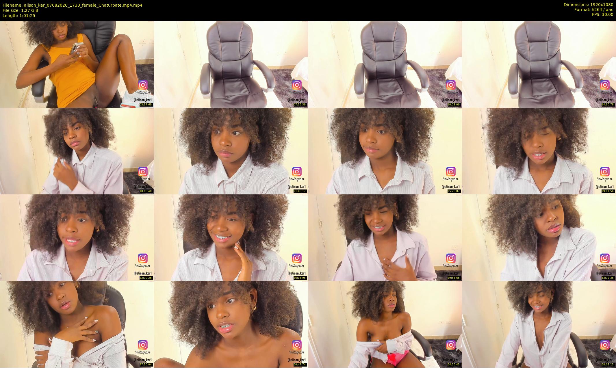 alison_ker — 62 minute Chaturbate female cam show recording, 1080p, Aug 7, 2020