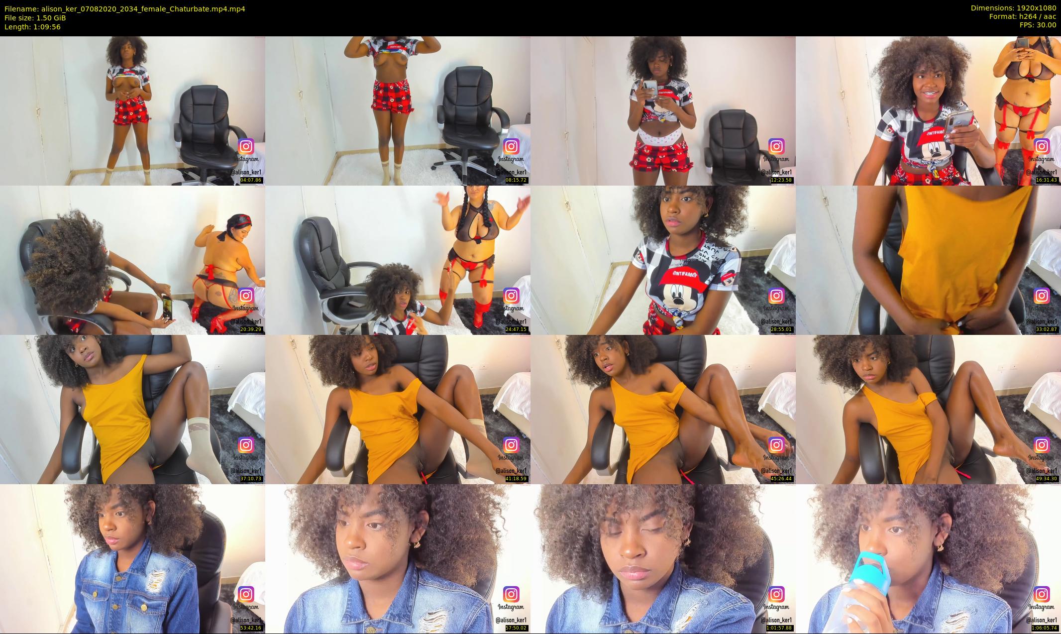 alison_ker — 70 minute Chaturbate female cam show recording, 1080p, Aug 7, 2020