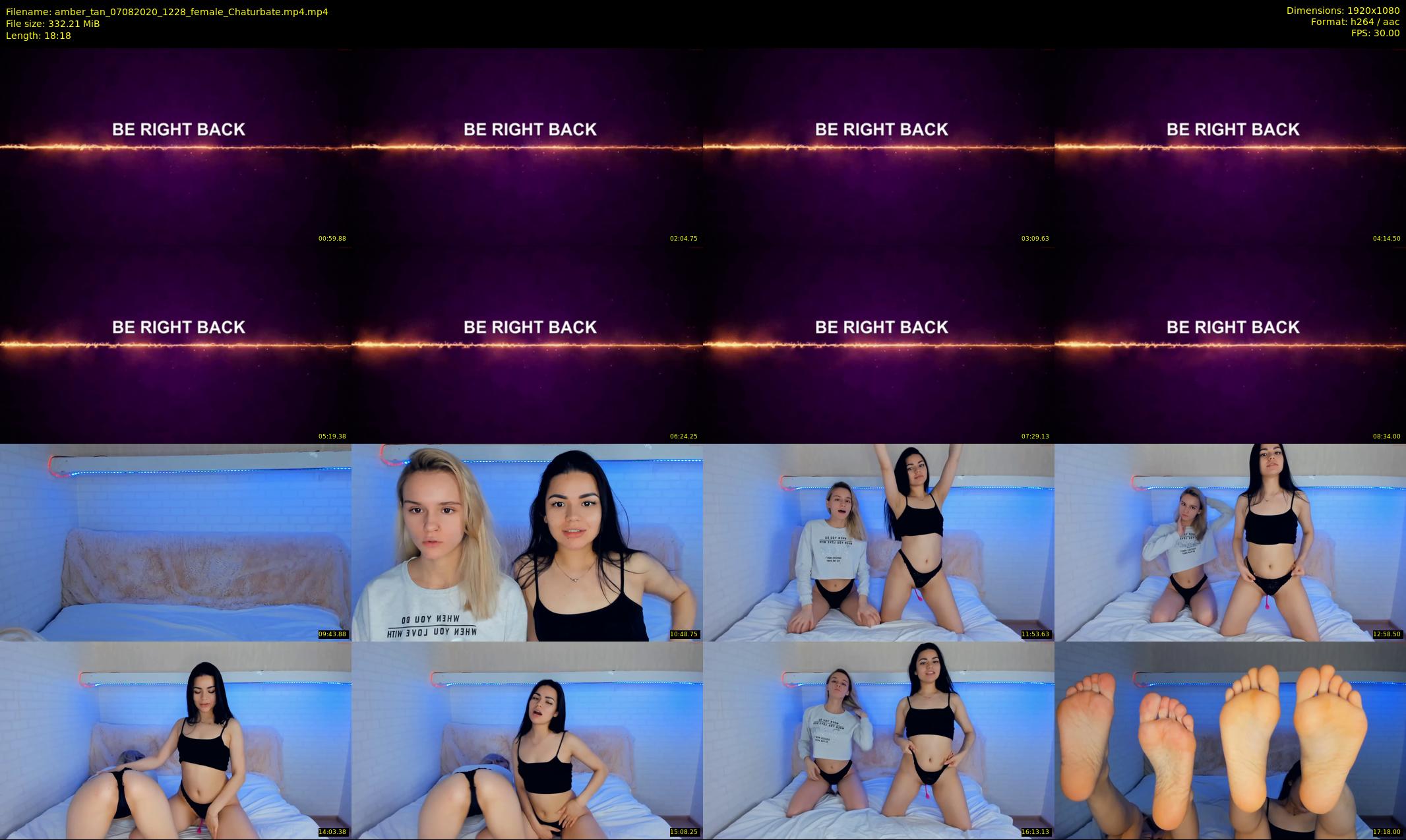 amber_tan — 19 minute Chaturbate female cam show recording, 1080p, Aug 7, 2020