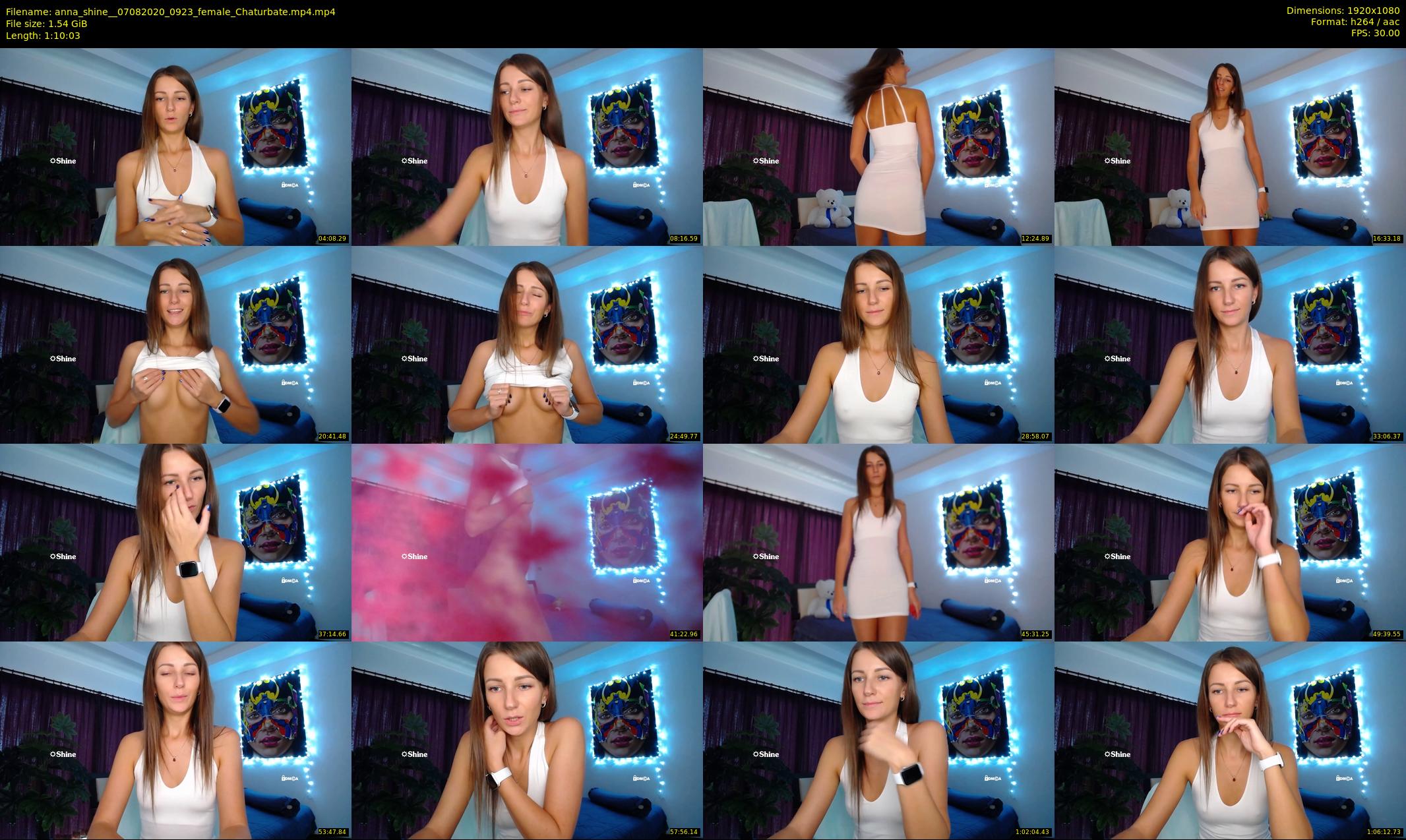 anna_shine_ — 71 minute Chaturbate female cam show recording, 1080p, Aug 7, 2020