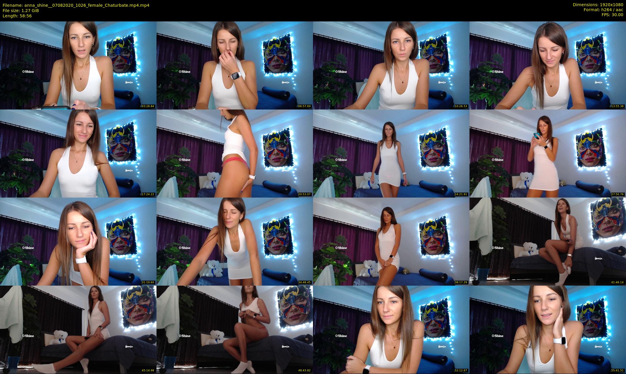 anna_shine_ — 59 minute Chaturbate female cam show recording, 1080p, Aug 7, 2020