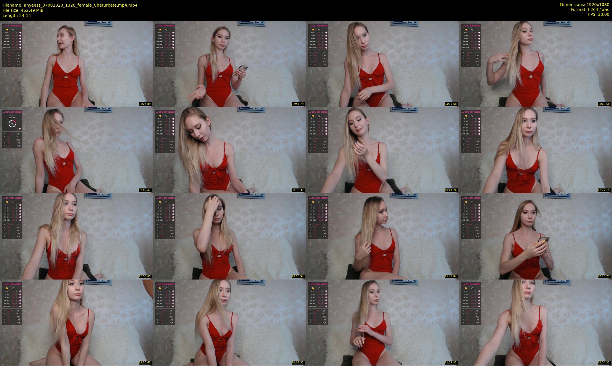 anyeess — 25 minute Chaturbate female cam show recording, 1080p, Aug 7, 2020