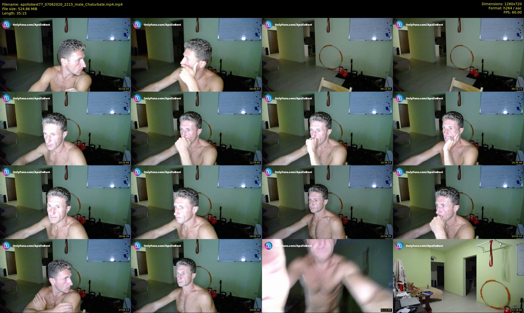 apollobest77 — 36 minute Chaturbate male cam show recording, 720p, Aug 7, 2020